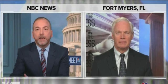 Sen. Ron Johnson, R-Wis., sparred with MSNBC host Chuck Todd on Sunday.
