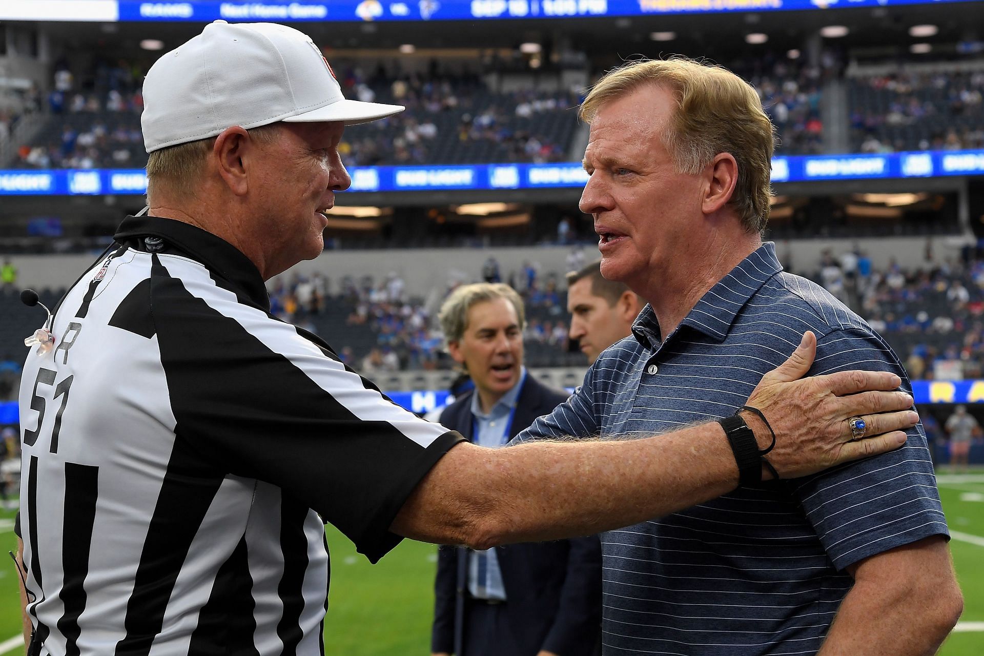 Roger Goodell and McNally helped oversee officials