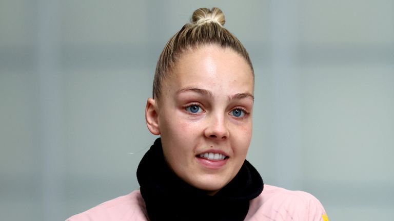 Ellie Roebuck has lost her spot as Man City's starting goalkeeper