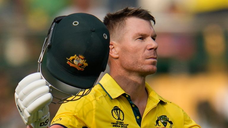 Australia's David Warner (Associated Press)