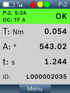 A manipulation of view attack. The actual torque applied in this tightening was 0.15 Nm.