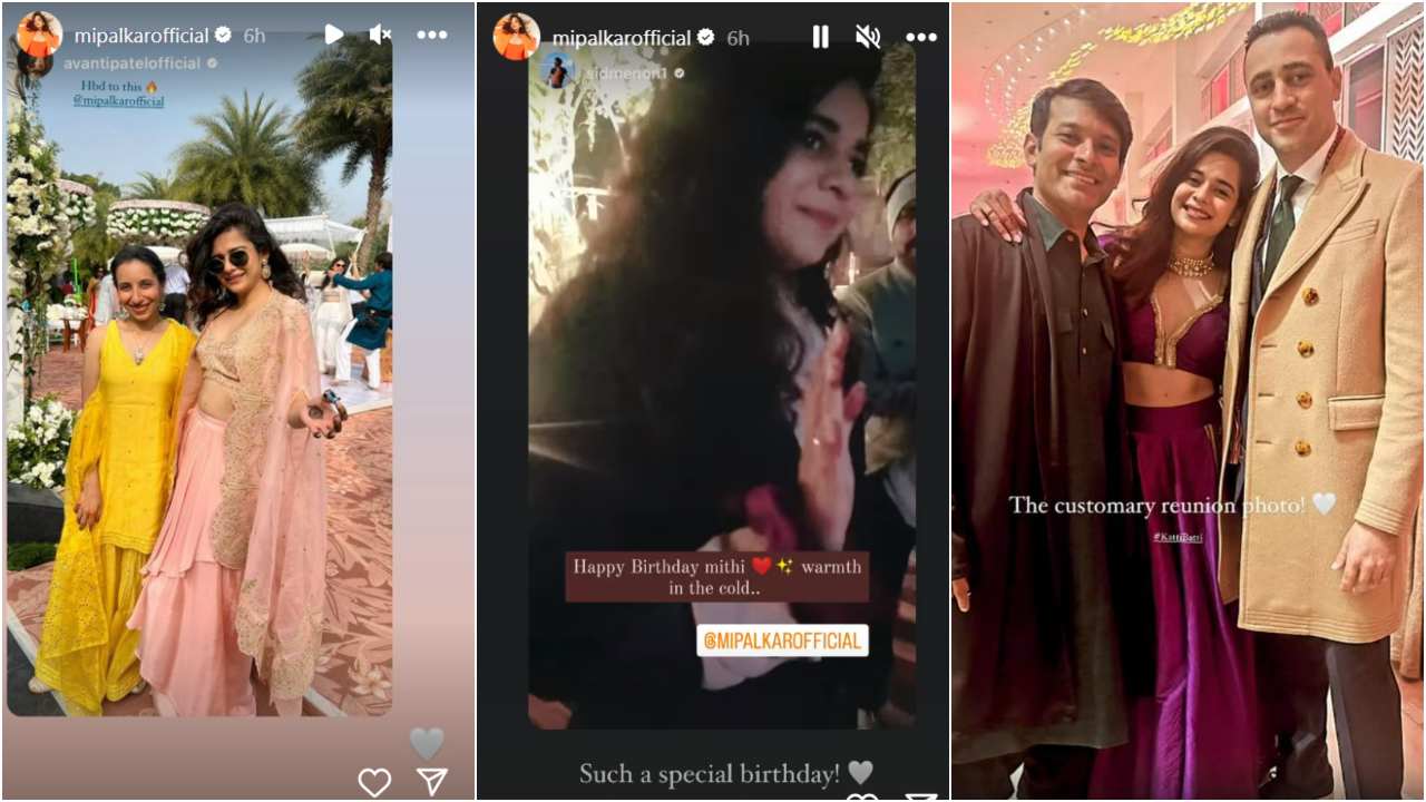 Mithila Palkar's Instagram story