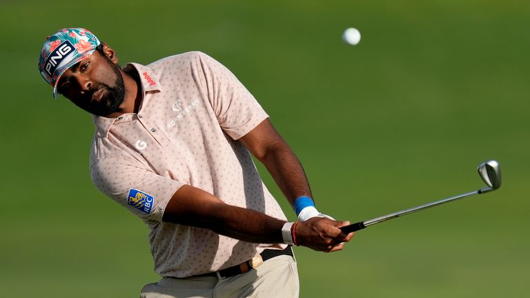 Sahith Theegala leads a strong field after day one of the PGA Tour's season-opening event in Hawaii