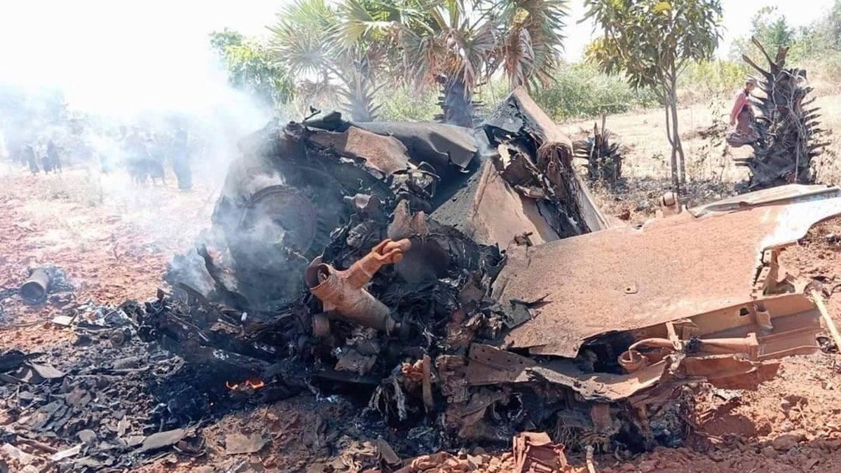 Burma Fighter Crash