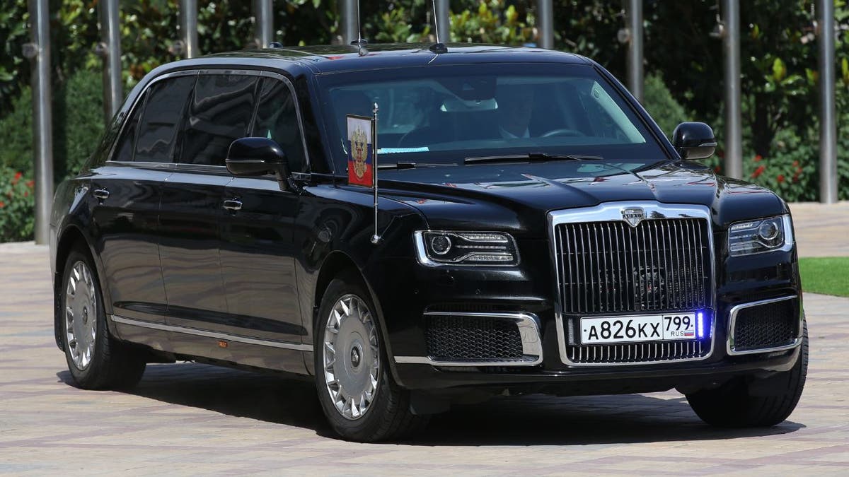 Vladimir Putin's Aurus Senat limousine