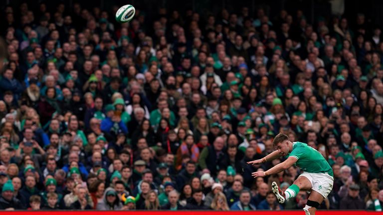 Jack Crowley missed a penalty attempt before half-time, but did add three points after the break 