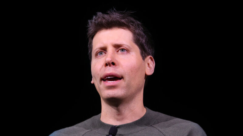 OpenAI CEO Sam Altman speaks during the OpenAI DevDay event on November 6, 2023, in San Francisco.