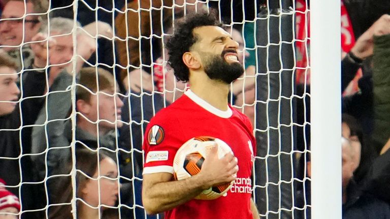Mohamed Salah saw a second-half strike chalked off after he'd strayed offside