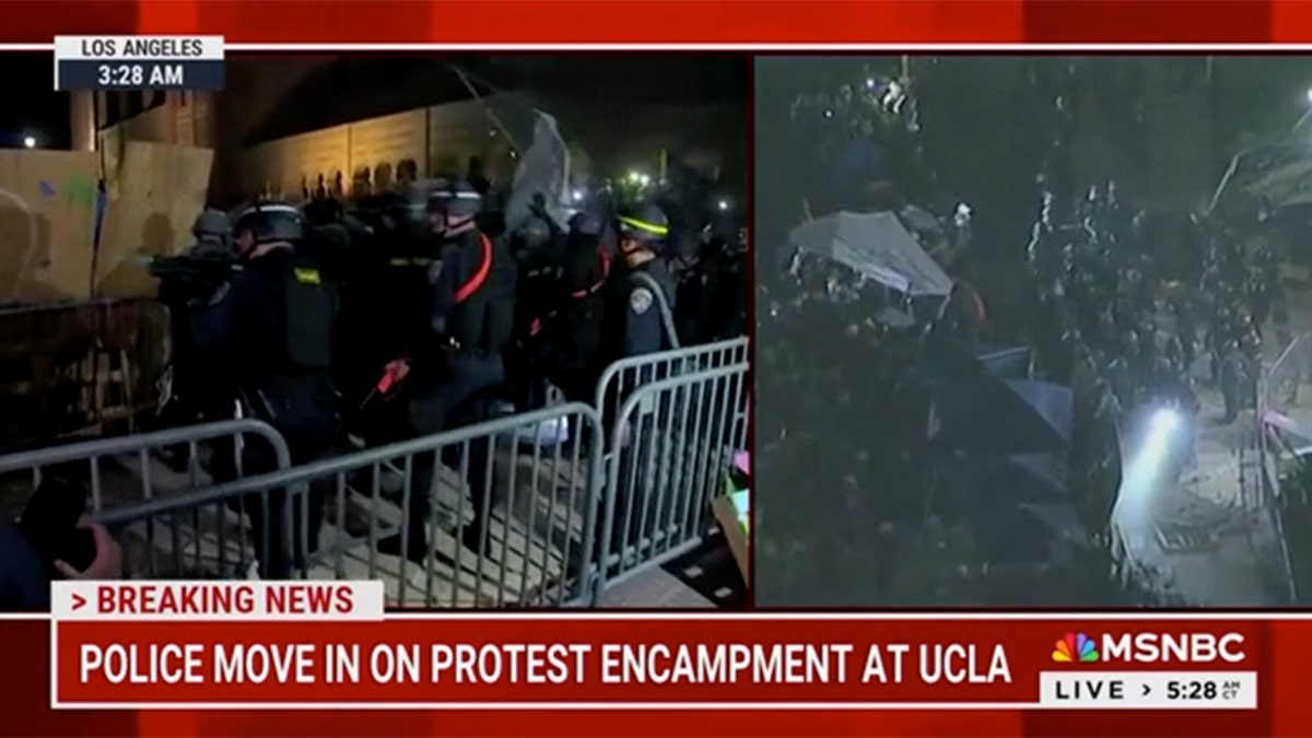 Footage of UCLA protests
