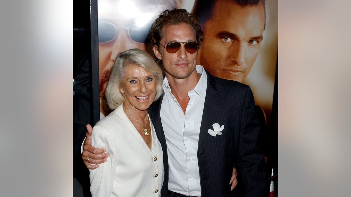 Matthew McConaughey and mother Kay