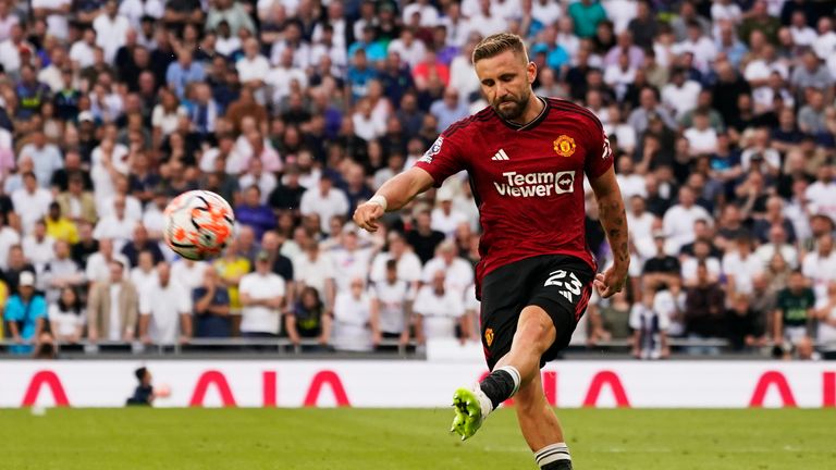 Luke Shaw is back in training for Manchester United