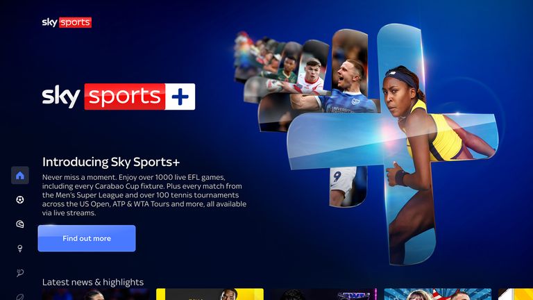 Sky Sports +, launching in August at no extra cost