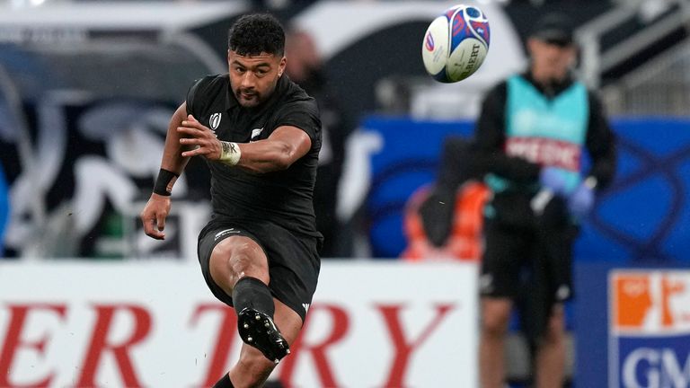 New Zealand's Richie Mo'unga 