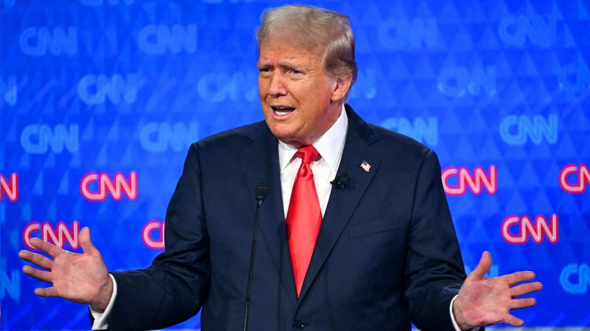 Donald Trump at CNN presidential debate