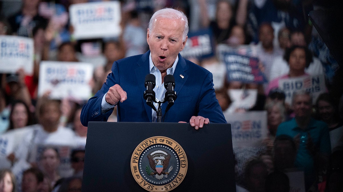 President Biden Holds Post-Debate Rally In North Carolina