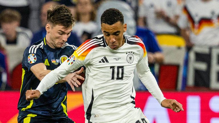 Jamal Musiala impressed for Germany 