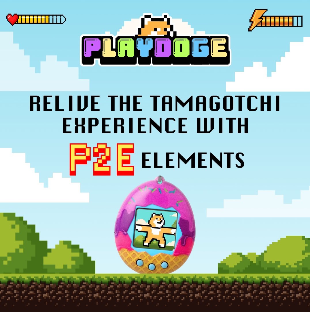 PlayDoge Tamagotchi Inspired Play-to-Earn 