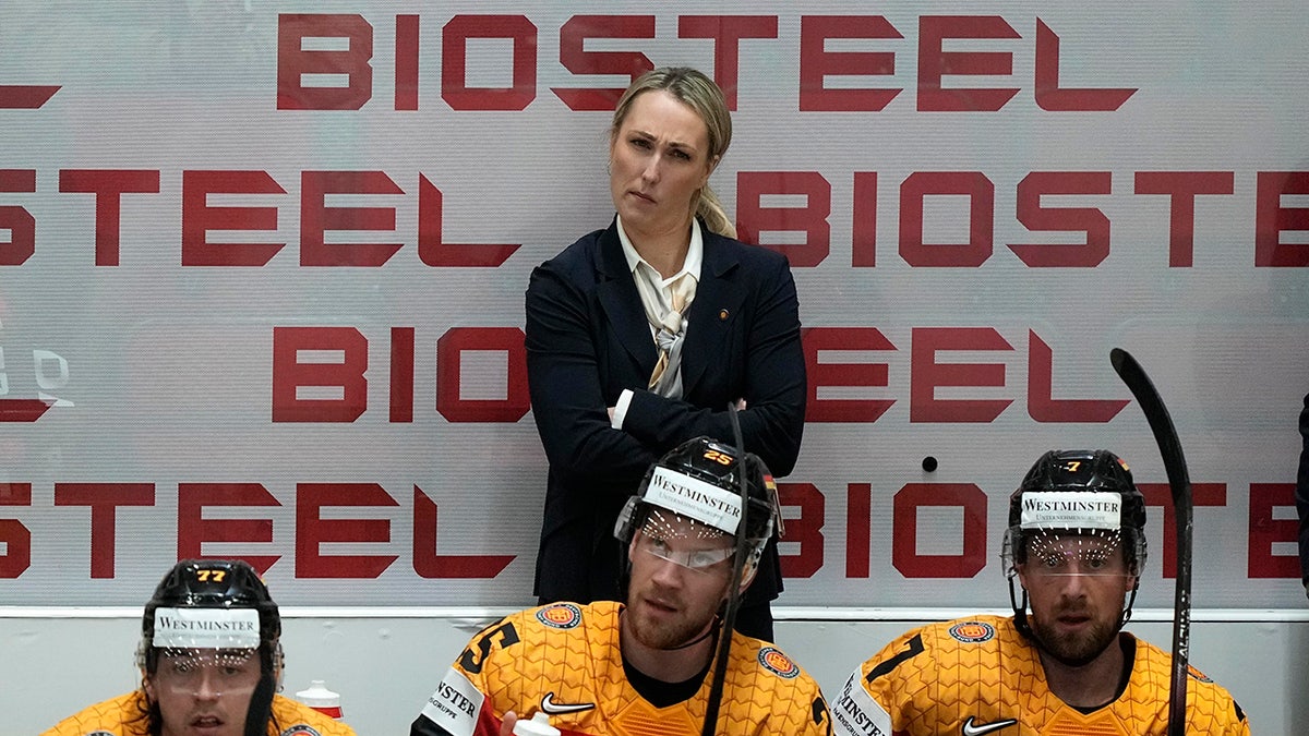 Jessica Campbell on bench