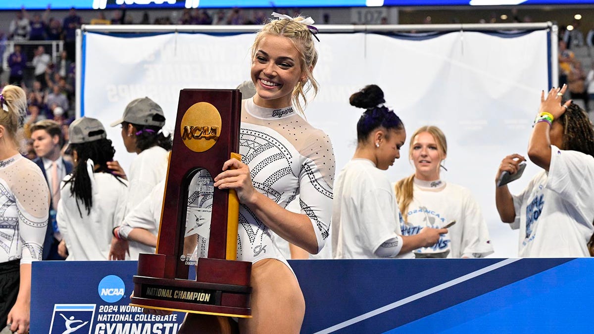 Olivia Dunne holds the title