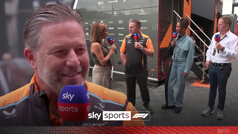 Watch Zak Brown discuss Mclaren's recent run of form 