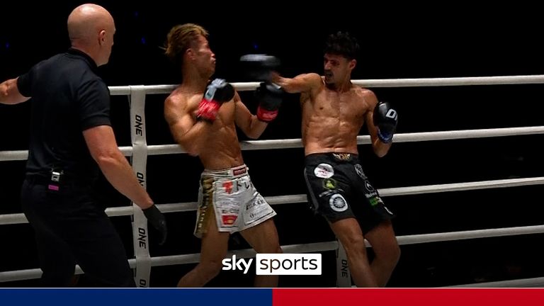 Elias Mahmoudi scores a highlight-reel KO of Taiki Naito with four seconds left!