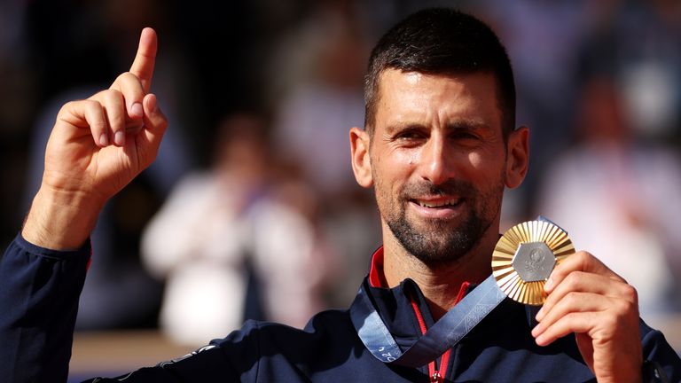 Novak Djokovic wins men's singles at Paris Olympics (Getty Images)