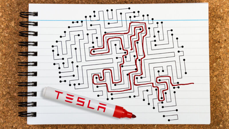 A maze drawn on paper in the shape of a brain