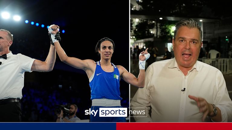 Imane Khelif reaches the Olympics women's boxing 66kg final after beating her Thai opponent Janjaem Suwannapheng and received tremendous support from the crowd watching on.   