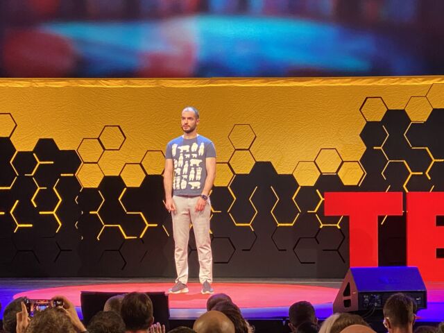 OpenAI Chief Scientist Illya Sutskever speaks at TED AI 2023.