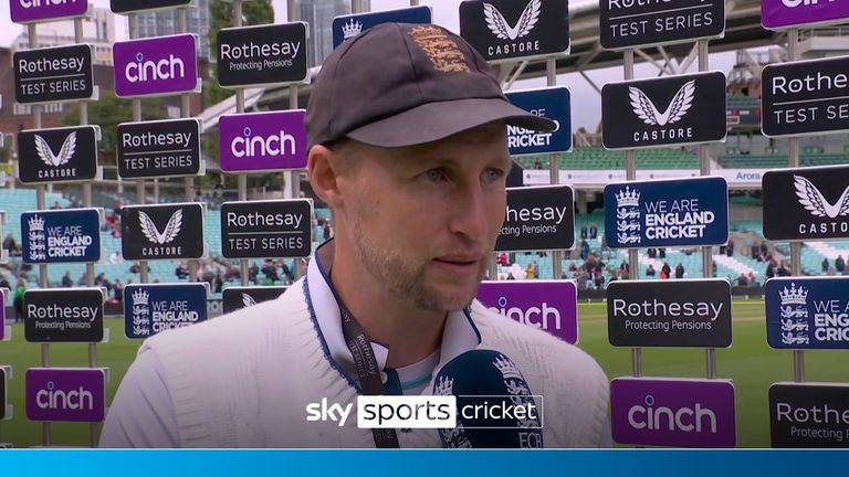 Joe Root reacts to England's Third Test defeat to Sri Lanka at The Oval despite the lost he remains positive as he believes English cricket is on the up after five Test wins out of six over the summer.