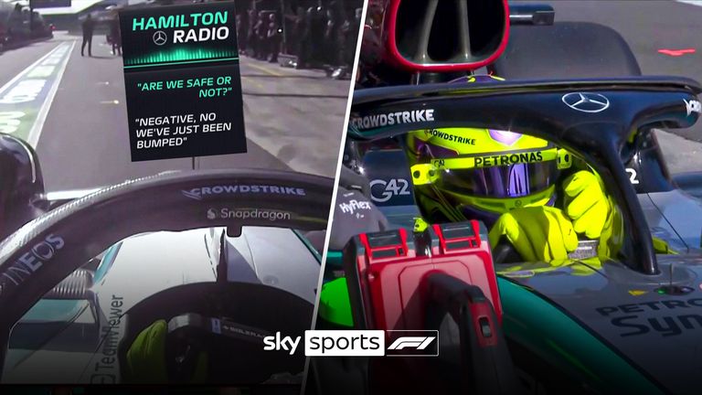 Lance Stroll knocks Lewis Hamilton out of qualifying | 'We've been bumped!'