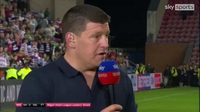 Wigan Warriors head coach Matt Peet reflects on back-to-back League Leaders Shields with the Sky Sports team