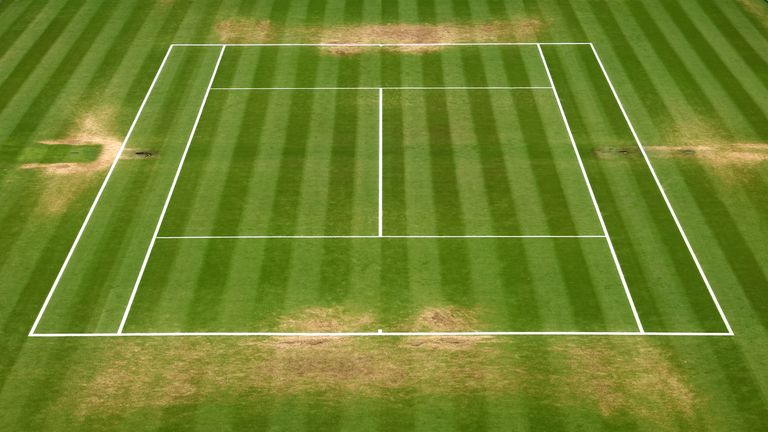 LONDON, ENGLAND - JULY 15:  during day thirteen of The Championships Wimbledon 2023 at All England Lawn Tennis and Croquet Club on July 15, 2023 in London, England. (Photo by Julian Finney/Getty Images)