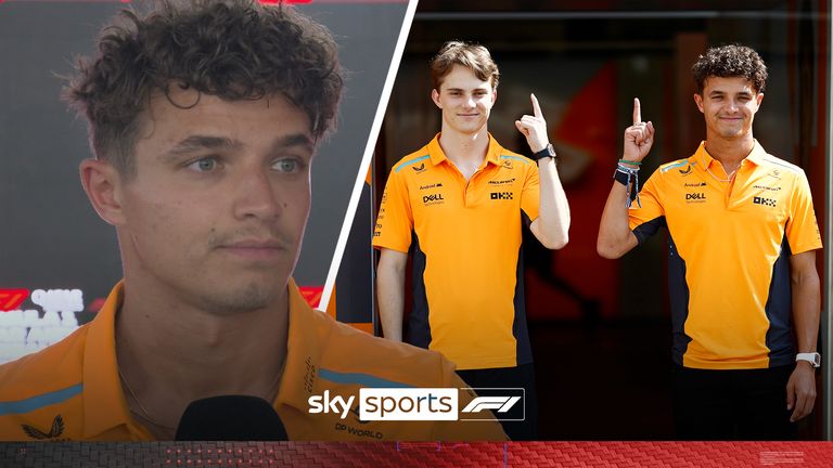 Oscar Piastri and Lando Norris