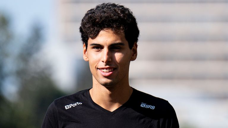 September 12, 2024, Baku, Azerbaijan: Formula 2 Brazilian driver GABRIEL BORTOLETO (Invicta Racing) is seen during preparations of the 2024 FIA Formula 2 Championship event at Baku City Circuit in Baku, Azerbaijan. The Brazilian is rumoured to join Formula 1 in 2025. (Cal Sport Media via AP Images)