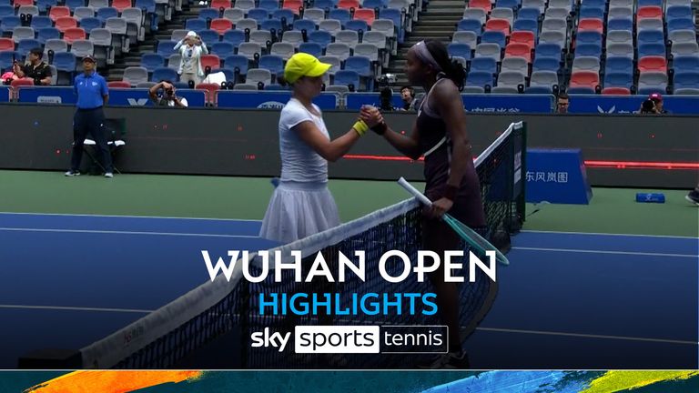 Highlights of the round 32 match between Coco Gauff and Viktorija Tomova at the Wuhan Open. 