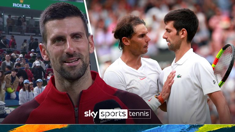 Novak Djokovic shared his reaction to Rafa Nadal's retirement and how it feels to be the last of the big three.