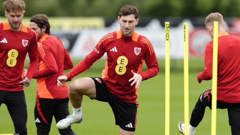 Ben Davies is set to captain Wales against Montenegro