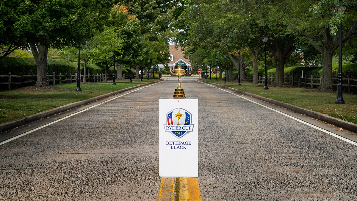 Ryder Cup trophy on road to Bethpage