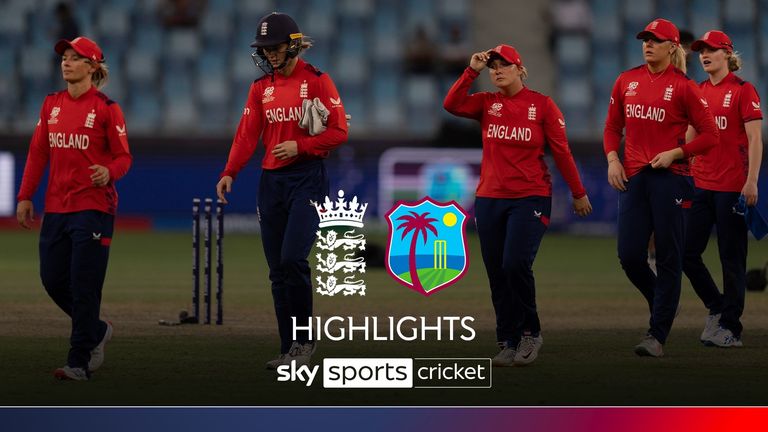 Highlights from Dubai as England were eliminated from the Women's T20 World Cup after falling to a six-wicket loss at the hands of West Indies.