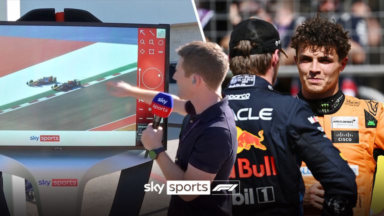 Anthony Davidson was at the SkyPad to take a closer look at Max Verstappen and Lando Norris' incident which saw Lando given a 5-second penalty for going off track.