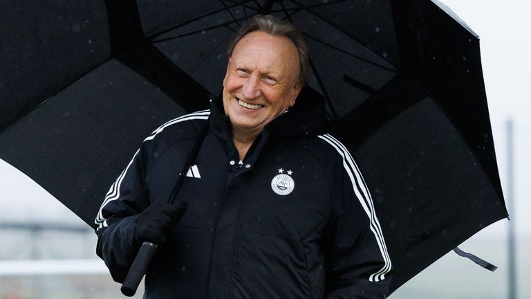 Neil Warnock is in interim charge of Aberdeen until the end of this season