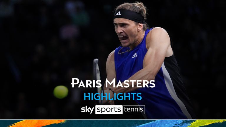 Zverev reaches Paris Masters final with victory over Rune