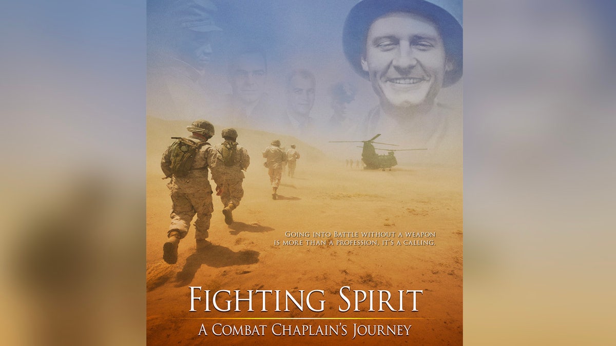 The movie poster for "Fighting Spirit: A Combat Chaplain's Journey." 