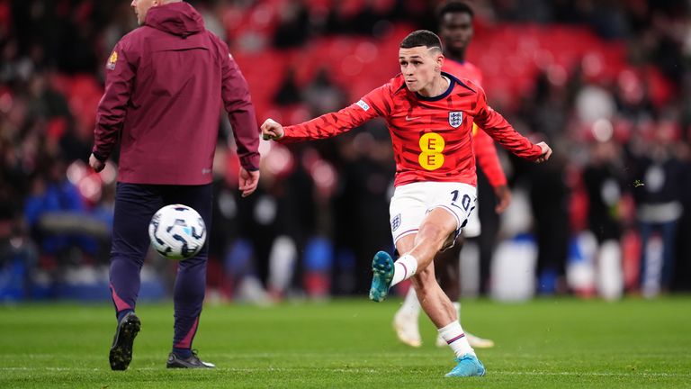 Phil Foden played 82 minutes across the Nations League