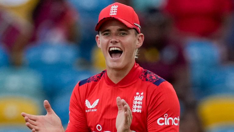 England's Jacob Bethell, T20 cricket (Associated Press)