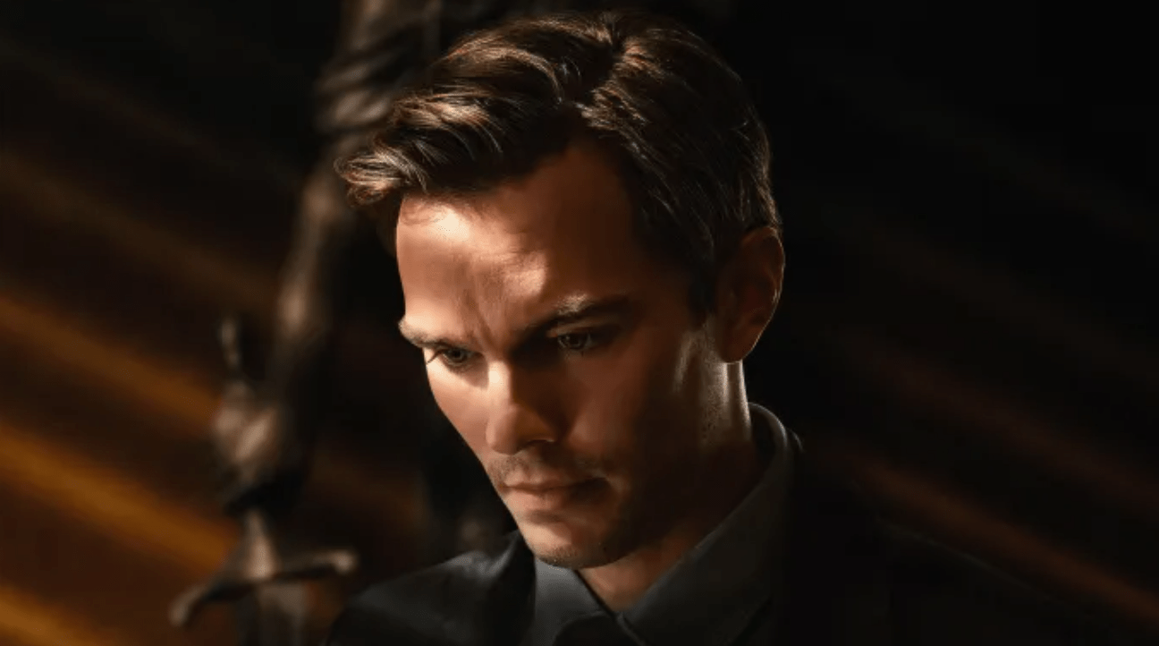 Actor Nicholas Hoult as Justin Kemp in the 2024 Clint Eastwood-directed film “Juror #2.“