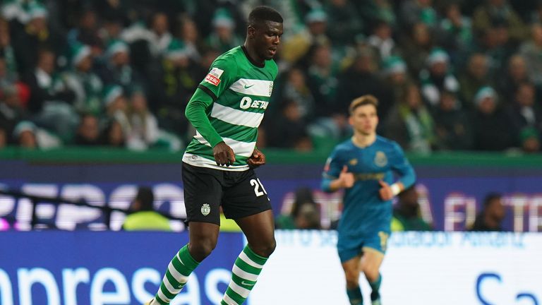 Sporting's Ousmane Diomande has been linked with Liverpool
