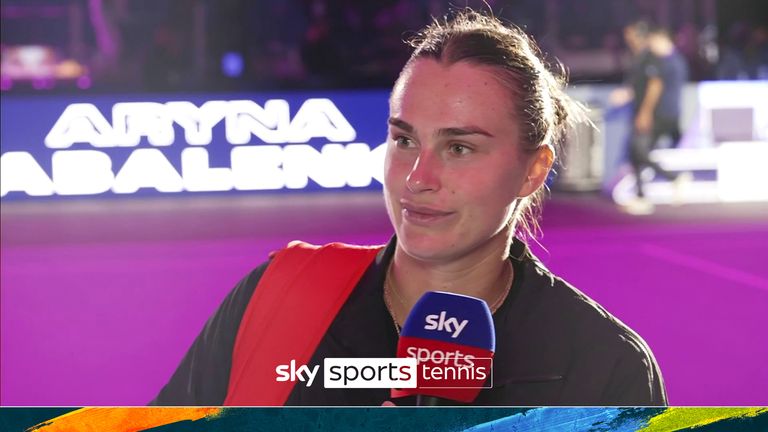 Sabalenka post match