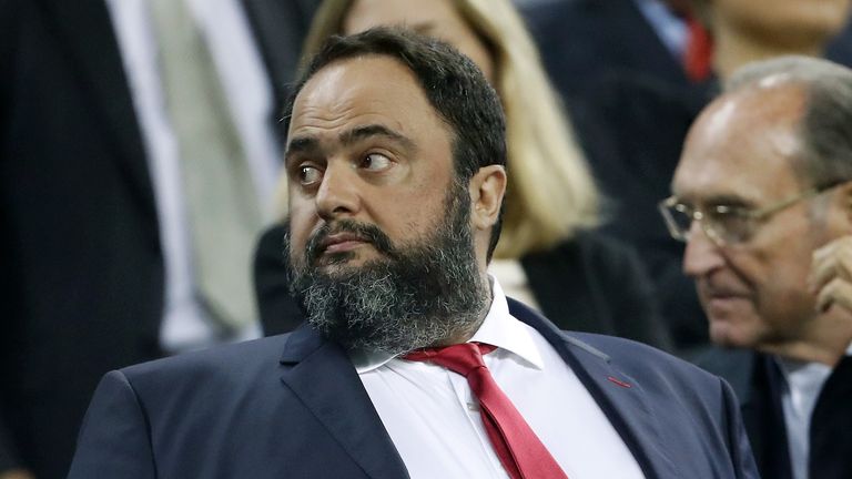 Evangelos Marinakis self-isolating and says he 'feels good'